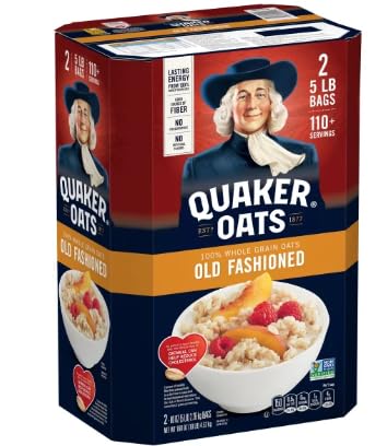 Oats Old Fashioned Oatmeal 5 lbs (Pack of 2) - BY LOS