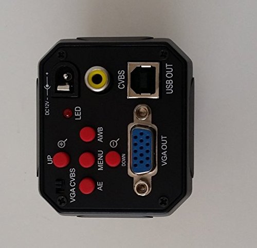 Gowe 3.5 x, x Zoom doppio Boom Trinocular microscopio stereo Zoom + MP fotocamera VGA HD + 144PCS LED microscopio