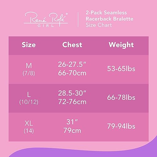 2-Pack Girls Seamless Racerback Sports Bras - Ultimate Comfort Training Bras for Girls3