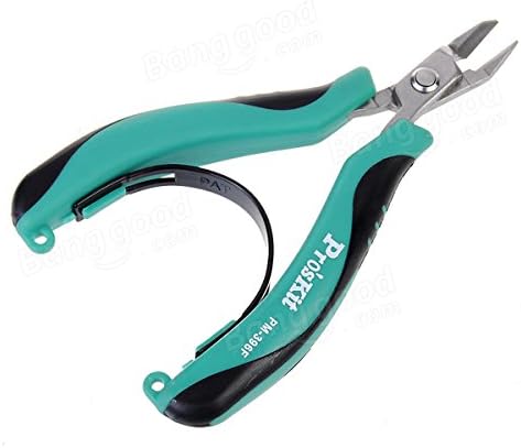 Miniatura 3 de Doradus ProsKit - Alicates de corte diagonal de acero inoxidable de 4.528 in PM-396F