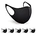 Produktbild BartZart Shabo EIS Seide Fashion Masken schwarz I Unisex waschbare und Wiederverwendbare Masken (5 Stück)