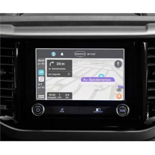 Film Protecteur D'écran Fiat Toro 7" Anti-Rayures et Anti-Traces pour Navigation GPS LCD