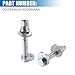 uxcell 1 Set Rear Toe Link Alignment Bolts No.06508486AA/6508486AA for Dodge Durango 2011-2023 for Jeep Grand Cherokee WK 2016-2017 2022