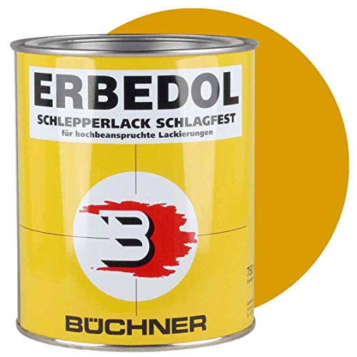 Preisvergleich Produktbild Schlepperlack, NARZISSENGELB, RAL 1007, 750 ml, Traktor, Trecker, Frontlader, lackieren, Farbe, restaurieren, schnelltrocknend, deckend Lack, Lackierung