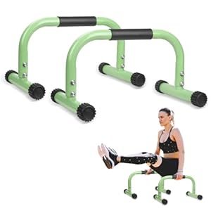 KingMile Parallettes, handstand, grote push-up-bar & dipbars, antislip push-upgrepen, calisthenics apparatuur voor binnen en buiten, geschikt voor fitness en push-ups