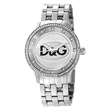 d&g uhr damen Edelstahl-Quarz-Uhr mit Edelstahl-Armband und Armbandverschluss