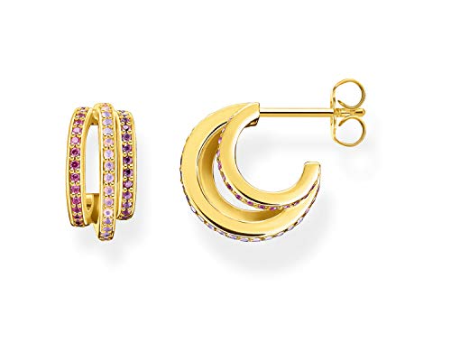 Créoles Thomas Sabo cadeau précieux en or bicolore pour femme