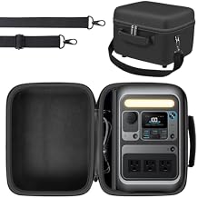 ANKHOH Case for Anker SOLIX C300 Portable Power Station, Battery Solar Generator Storage Holder for Charging Cable and Accessories?Box Only for Anker SOLIX C300
