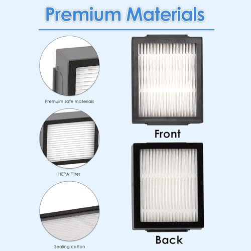 Image of (24 Pack) Replacement Parts Compatible with iRobot Roomba Combo i5, Combo i5+, Combo j5, Combo j5+ Robot Vacuum Cleaner, 4 Rubber Roller Brushes, 10 Side Brushes, 10 HEPA Filters,Accessories