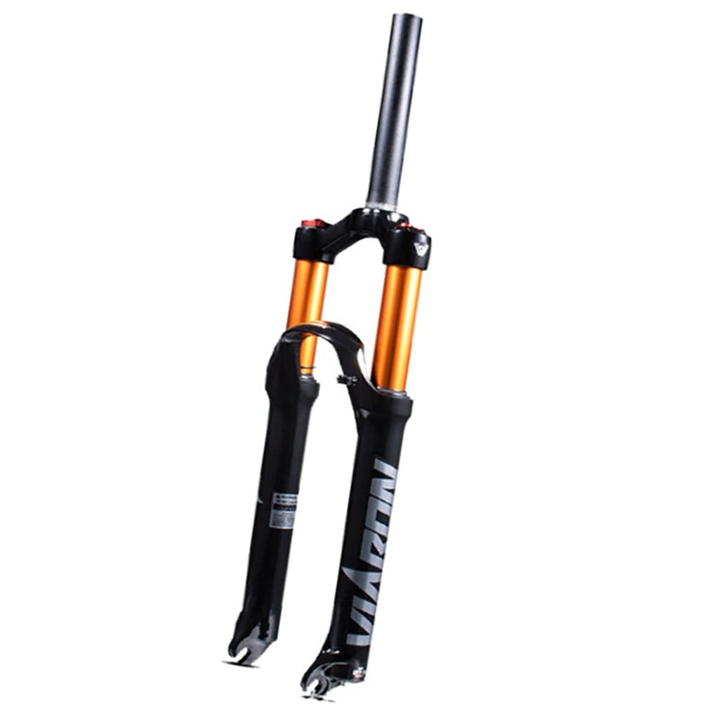 Widelec MTB 26" 27,5" 29" 1-1/8" 1/8" zawieszenie do roweru górskiego 1-1/8 cala przedni rower wycieczka 100 mm hamulec tarczowy QR 9 mm blokada ręczna XC/AM/FR