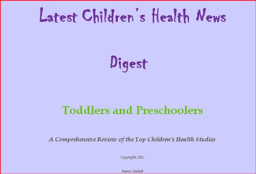 Children's Health News Digest (Book 2): Updates for Toddlers and Preschoolers