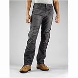 [コミネ] バイク用 パンツ フルイヤーKVデニムジーンズ ブラック WXL PK-726 オールシーズン向け 防水 CE規格 プロテクター