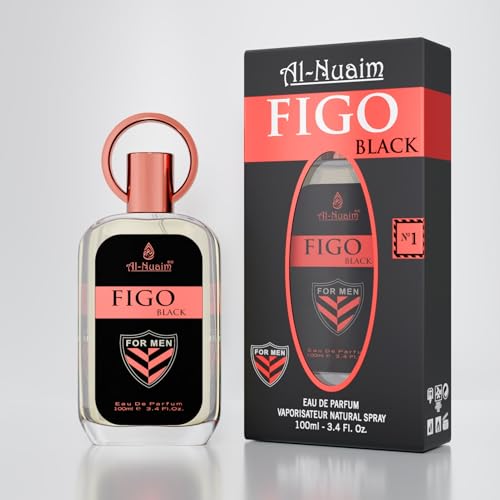Image of Al-Nuaim Figo Black Eau De Parfum For Men & Women - 100ml | Long Lasting Perfume