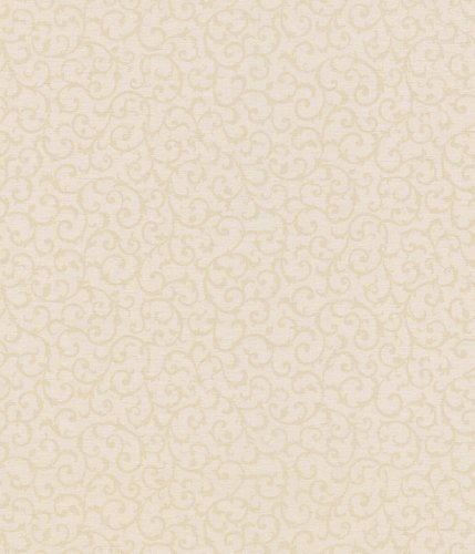 Brewster Home Fashions 269-56605 All About Texture Scroll Wallpaper, 20.5-Inch by 396-Inch, Yellow