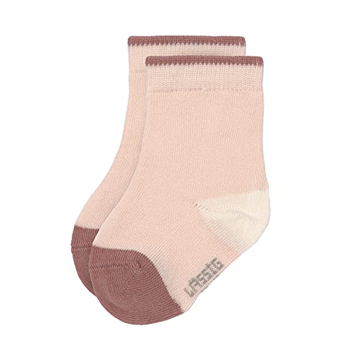 LÄSSIG Unisex Kinder- und Babysocken 3er Set/ Offwhite/ Powder Pink Größe 19-22