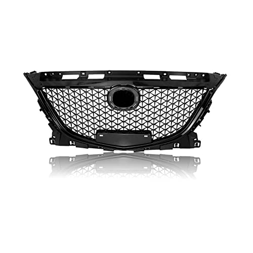 Parachoques delantero para Mazda 3 Axela 2014-2016 con rejilla superior y alerón inferior