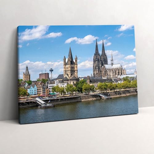 Grand Tableaux 80x60cm de Cologne pour sublimer votre salon contemporain
