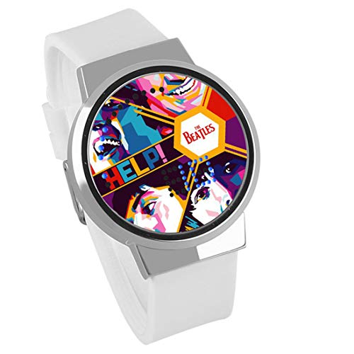 Montres Homme,Montre À Écran Tactile LED Le Groupe De Rock des Beatles Autour De La Montre À Ruban Électronique… - Les Beatles, Paul McCartney, John Lennon, RIngo Starr, George Harrison Montres Homme,Montre À Écran Tactile LED Le Groupe De Rock des Beatles Autour De La Montre À Ruban Électronique… – Image 4