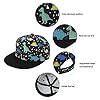 Malaxlx Kids Baseball Cap Dinosaur Black Summer Sun Hat Adjustable Trucker Hats Snapback Baseball Cap Visor Cap for 4-8 Years Boys Girls #1