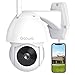 Produktbild Überwachungskamera Aussen, Goowls 1080P IP Kamera Outdoor 355°Schwenken/110°Neigen wasserdichte Sicherheitskamera mit Bewegungserkennung Zwei-Wege-Audio Nachtsicht MAX 128GB Card Arbeitet mit Alexa