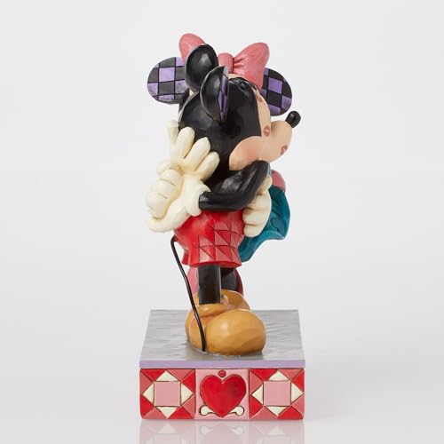 Disney Traditions - Statuina Di Topolino, Minnie Che Bacia Sulle Guance - 2
