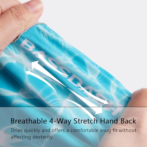 Image of Bassdash ALTIMATE UPF 50+ Women's Fishing Gloves UV Sun Protection Fingerless Gloves for Kayaking Paddling Hiking Cycling Driving Shooting Training