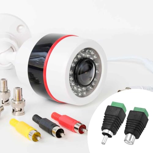 Cable de altavoz de audio RCA macho hembra MECCANIXITY conector de terminal de tornillo 6