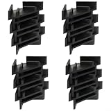 16 PCS Tray Stackers for Harvest Right Freeze-Trockner, Plastic Food Storage Rack, Safe Spacer, Stackable Tray Support, Kitchen Organisation Tool (Black)