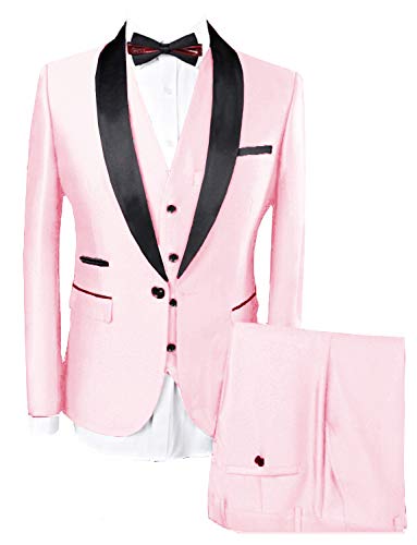 Costume col châle homme avec veste un bouton et pantalon de cérémonie costume de soirée chic
