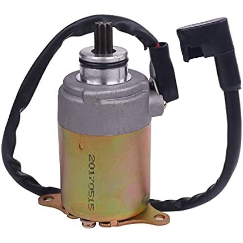 Glixal GY6 125cc 150cc 180cc 200cc Durable Starter Motor with Wire