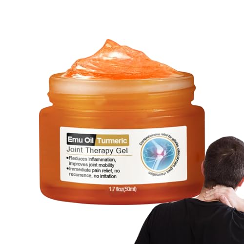 Gel lindering | Crema de masaje de 3.15 pulgadas | Ungüento del dolor | Gel de de la rodilla para el cuidado muscular dirigido Absorbios rápidamente, no grasos, ideales para la espalda, el cuel