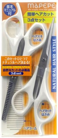 Amazon マペペ ナチュラルヘアスタイル 簡単ヘアカット3点セット マペペ 散髪セット 通販