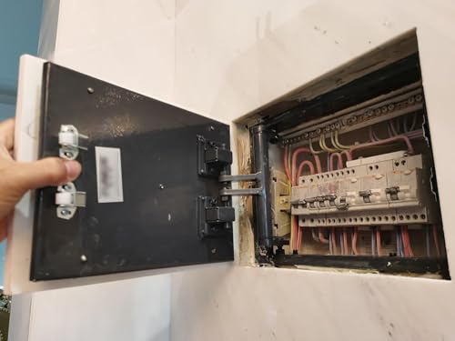 Płytkowy panel dostępu ze stali nierdzewnej do płyt kartonowo-gipsowych – idealny do kontroli instalacji wodno-kanalizacyjnych w łazience, dostępu do sufitu i konserwacji strychu, elegancka, łatwa