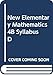 New Elementary Mathematics 4B, Syllabus D