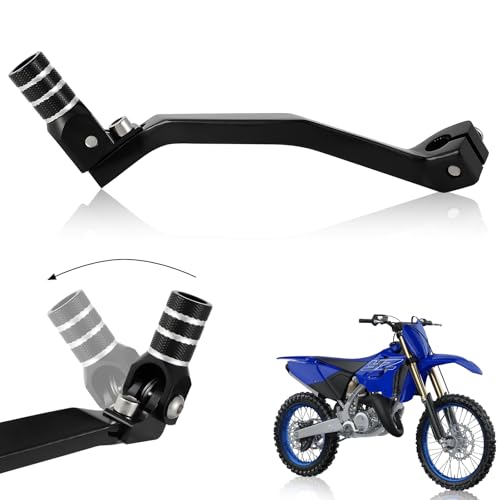 USTPO Motorcycle Gear Shifter Shift Lever Folding Tip CNC for YZ125 YZ85 02-25 YZ250 05-24 YZ65 18-24 YZ125X 17-23 YZ250X 16-23 YZ125G YZ250G 16 TTR 230 25-09 Hawk 250 Dirt Pit Bike Black