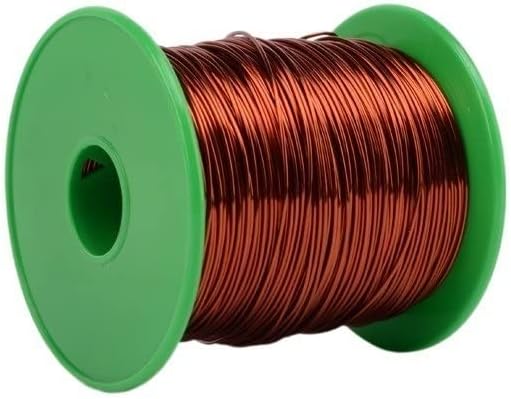 500g/roll 0.25-0.2-1.5mm Enameled Wire QZY-2/180 Grade Heat-Resistant 180 Enameled Wire High-Temperature Enameled Copper Wire (Size : 0.35mm)