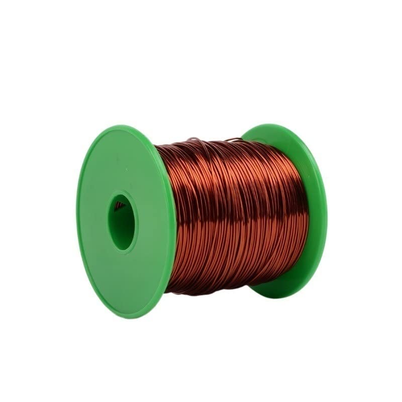 500g/roll 0.25-0.2-1.5mm Enameled Wire QZY-2/180 Grade Heat-Resistant 180 Enameled Wire High-Temperature Enameled Copper Wire (Size : 0.47mm)