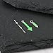 AS Axis Spindleon 1Set Clock Hands Green Luminous Hands Compatible with NH35/NH36/7S26/7S36/4R35/4R36 Movement