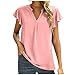 MINIKIMI T-Shirt Femme Épaule Dénudée Manche Courte Ample Tops Impression De Fleurs Dentelle Ajourée Été Plage Vacances Casual Pas Cher À La Mode Camisole Sexy