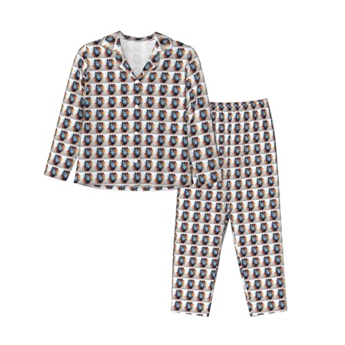 Pyjama zèbre abstrait pour des soirées cocooning élégantes