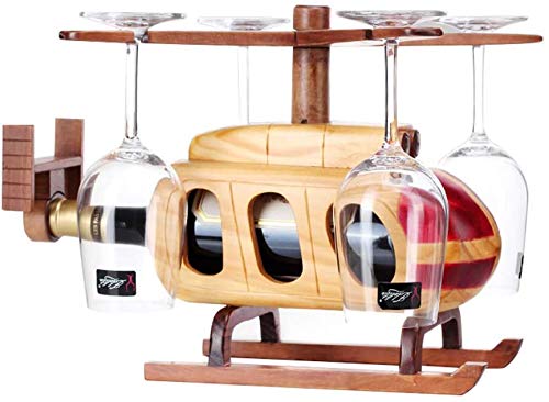 Casier à vin support de verre à pied en bois pour accessoire de cuisine de comptoir
