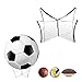 HXHWKEN 2 Pezzi Porta Palla Espositore per Pallone da Calcio Supporto da Palla per pallavolo Pallacanestro Calcio Basket e Rugby Trasparente
