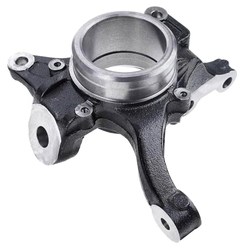Image of Detroit Axle - Front Left Steering Knuckle for Toyota Camry Solara Avalon Lexus ES330 ES350 Driver Side Steering Knuckle Assembly Replacement