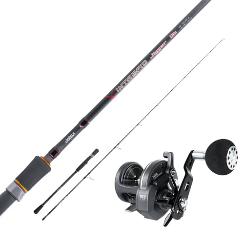 ➡️ Mulinello Force JIG 5HL caratterizzato da un profilo asimmetrico, frizione a stella e leva per un rapido passaggio alla modalità Free Spool. Il pomello ergonomico in Eva, la bobina in alluminio tornito, i dischi frizione in carbonio e il rapporto di recupero veloce sono solo parte delle caratteristiche di questa nuova macchina. Gear Ratio 7.0 - Bearing 3 RBB - Max Drag 11 Kg