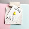 Ethlomoer Cute Duck Keyring - Little Yellow Duck Keychain with Encouragement Card, Pocket Hug & Good Luck Card - Mini Keyring for Women & Kids, Pendant Accessories #3