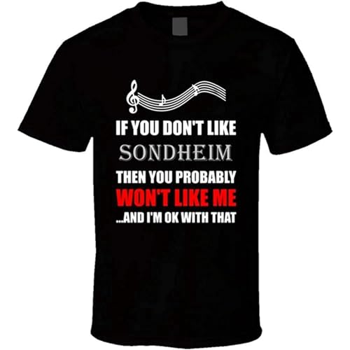 Photo de MIAOCHEN Stephen Sondheim If You Dont Like Composer Men T Shirt M