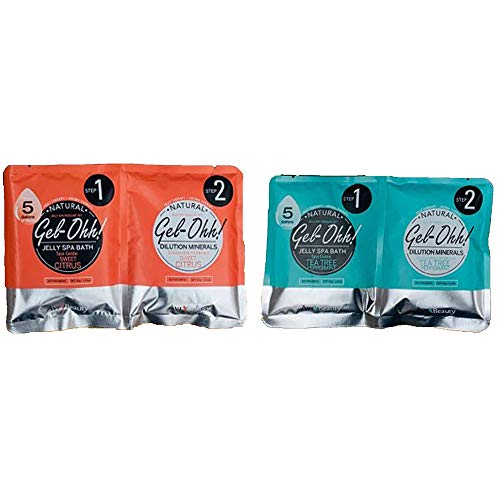 Avry Beauty Jelly Spa Pedicure Set Gel-Ohh Combo (SWEET CITRUS & TEA TREE PEPPERMINT)