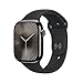 Produktbild Apple Watch Series 10 (GPS + Cellular 46 mm) Smartwatch mit Titangehäuse in Schiefer und Sportarmband in Schwarz (M/L). Fitnesstracker, EKG App, Always-On Retina Display, Wasserschutz