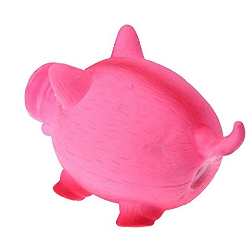 Tau Trading Glitschige Laut und Funny Hund Spielzeug, Pink-Pig