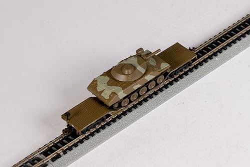 Bachmann 71388 Trains - 52' Center-Depressed Flat Car With Sheridan Tank thumb #2